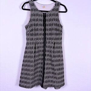 Anthropologie Liefsdottir Geometric Dress Size 8